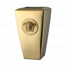 Versace Medusa gold ваза 32 см., покрыта золотом, в подарочной коробке.